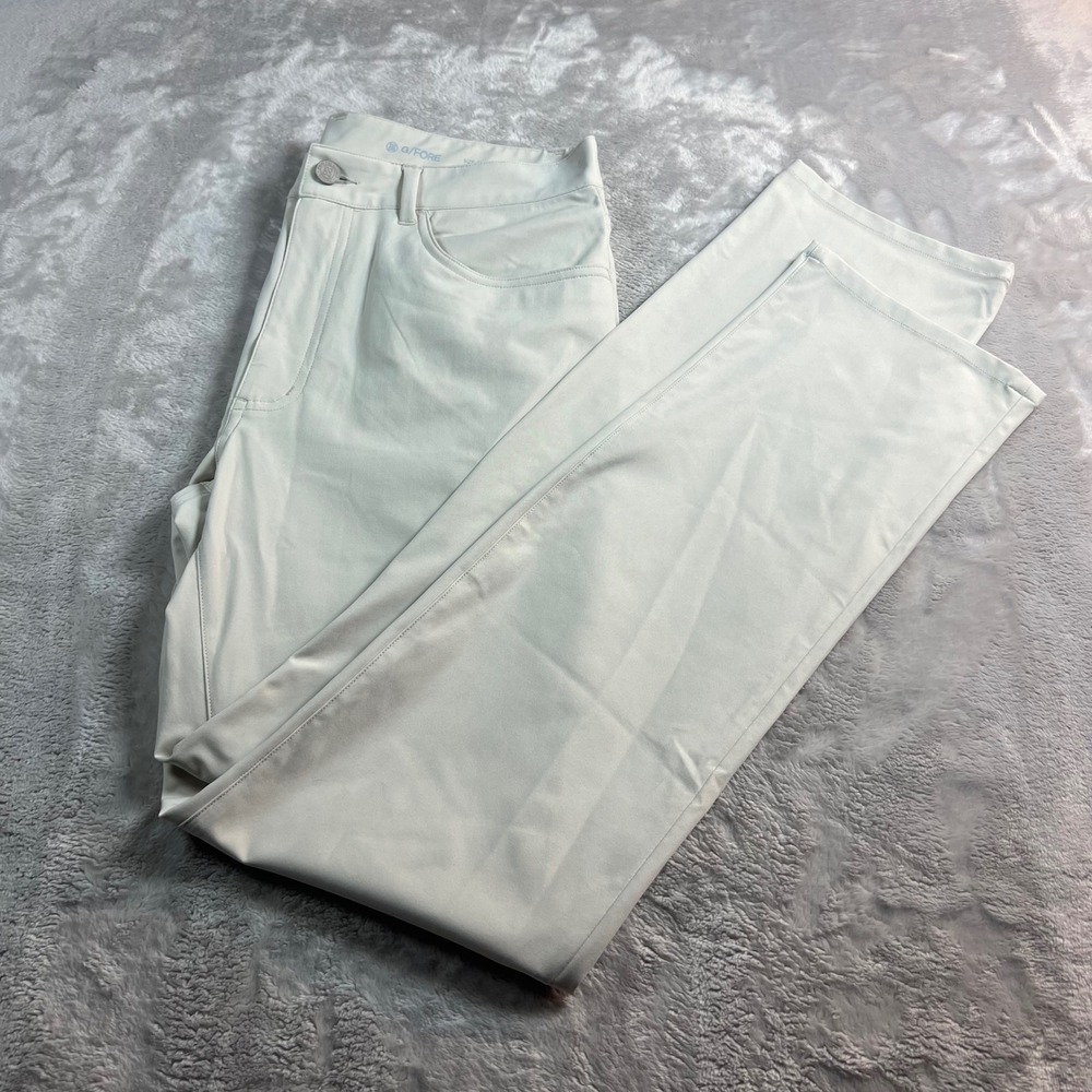 G/FORE Men's 32/32 Golf Pants Stone G4MC0B50FB Performance Trousers